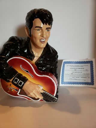 Elvis Presley Limited Edition Collectible Cookie Jar Happy Memories With