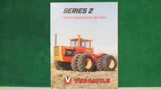 Versatile Tractor Brochure On 4wd Tractors,  Series 2 Models From 1977,  N.