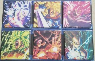 Banpresto Ichiban Kuji E Dragon Ball The Greatest Saiyan Canvas Board Set Of 6