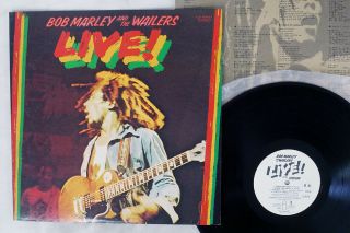 Bob Marley & The Wailers Live At The Lyceum Island Ils - 80451 Japan Promo Lp