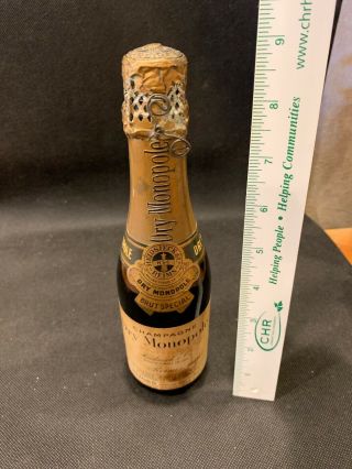 Very Old Full Bottle Dry Monopole Champagne