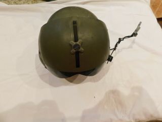 Us Army Vietnam Flight Helmet Copter Sph 4 Sonex Reg Modified Mic Stamped 1971
