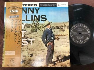 Sonny Rollins Way Out West Contemporary Lax 3010 Obi Stereo Japan Lp