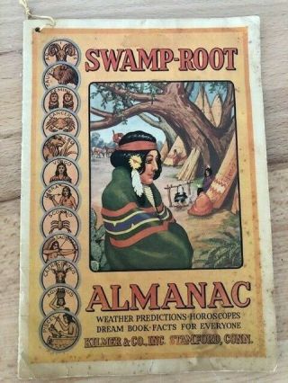 Swamp - Root Almanac 1943 Dr.  Kilmer & Co.  Stamford Ct