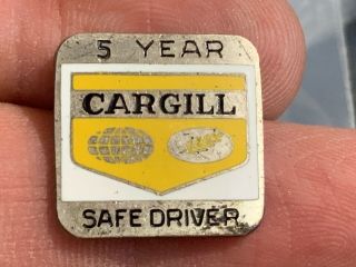 Cargill 5 Years Safe Driver Very Old Service Award Pin.  Pin.