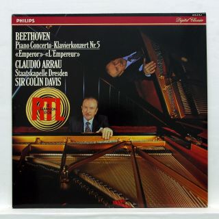 Claudio Arrau - Beethoven Piano Concerto No.  5 Philips 416215 - 1 Digital Lp