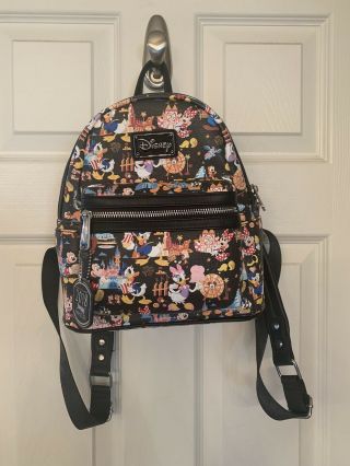 Disney Disneyland Resort 2018 Loungefly Ap Annual Passholder Mini Backpack -