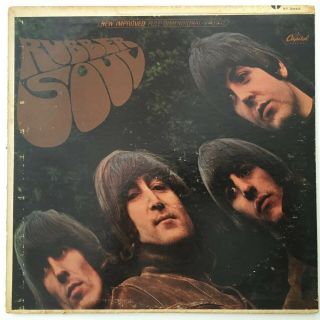 The Beatles Rubber Soul 1965 Capitol St 2442 Stereo Us Press Rainbow