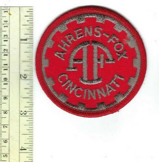 Ahrens - Fox Fire Engine Company Cincinnati Oh Ohio Patch - Cheesecloth
