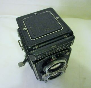 Vintage Rolleiflex Automatic 1255632 Zeiss Tessar 1 3.  5 f =75mm,  Synchro - Compur 2