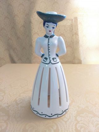Vintage California Originals Ceramic Lady Napkin Holder