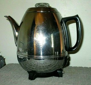 G.  E.  General Electric Pot Belly Art Deco 9 Cup Percolator Coffee Pot