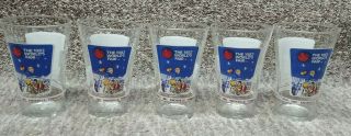 Mcdonalds & Coca Cola 1982 Worlds Fair - Knoxville,  Tn Drinking Glass Set Of 5