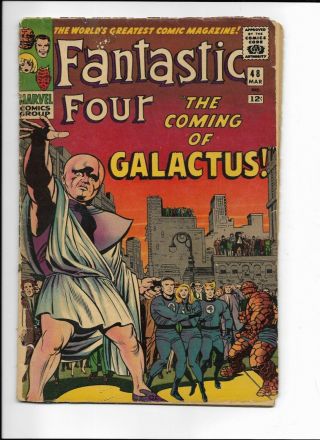 Fantastic Four 48 1st Appearance Of The Silver Surfer & Galactus