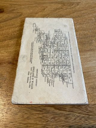 Vintage Ordnance Survey One - inch Map Of Bodmin,  Fifth Edition,  1934 2