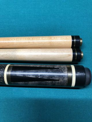 Vintage Custom Jacoby Cue With 2 Shafts 2