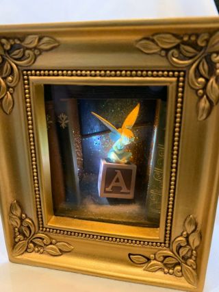 Disney Olszewski Gallery Of Light Tinker Bell Pixie Laughter Shadow Box Diorama