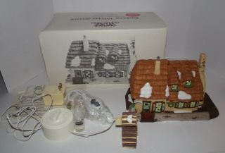 Dept 56 Dickens Village The Christmas Carol Cottage With Real Smoking Chimney