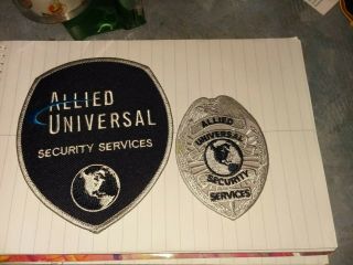 Allied Universal Security Police Department Patches