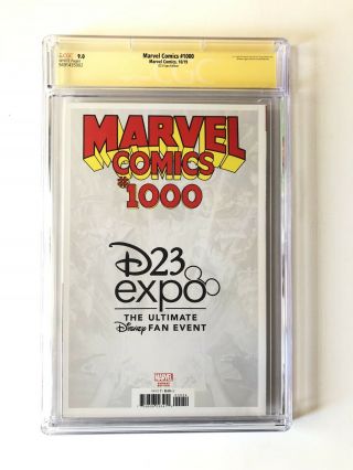 Marvel Comics 1000 CGC 9.  0 D23 Variant 1st Mickey Mouse Signed Humberto Ramos 3