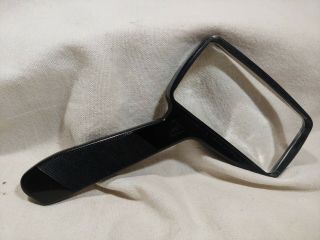 RARE Vintage Bausch & Lomb Black Rectangular Magnifier Reading Glass USA 3