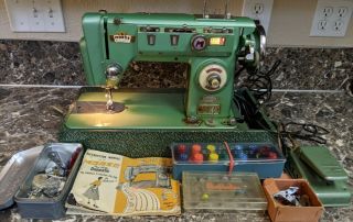 Vintage Morse Duo - Matic Automatic Zig Zag Sewing Machine &