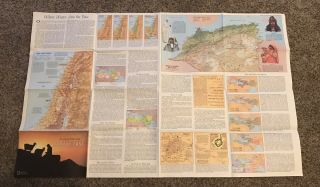 A Cultural Map of the MIDDLE EAST National Geographic July 1972 2