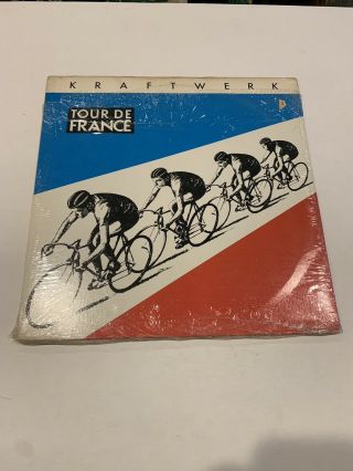 1983 Kraftwerk Tour De France Vinyl Record Lp Warner Bros Og Shrink Wrap Biking