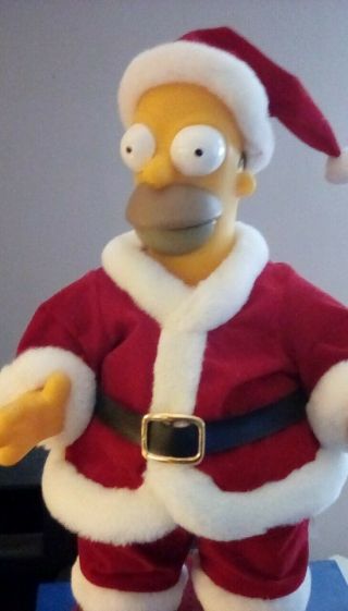 Animated Homer Simpson Dancing and Singing Santa 2005 2