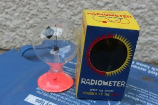 Vintage Radiometer Space Age Sphere Nasa Souvenir W/ Box Windsor Electronics S6