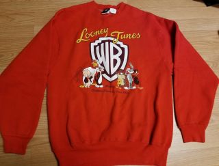 Vintage Warner Brothers Store Looney Tunes Classic Wear Sweater Size Medium