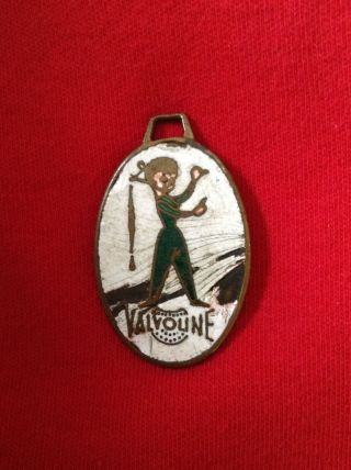 Vintage Valvoline Watch/keychain Fob (from France)