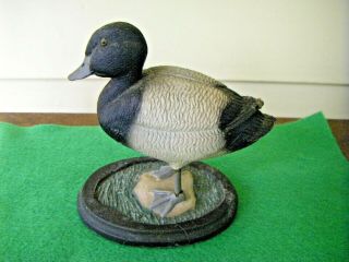 Vintage Miniature Blue Bill Duck Decoy Figurine