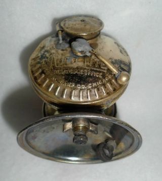 Antique Brass Auto - Lite Carbide Miner 