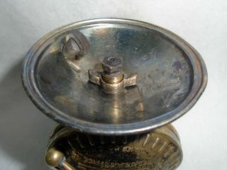 Antique Brass AUTO - LITE Carbide Miner ' s Lamp SHANKLIN MFG CO 2