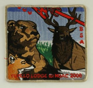 Modern Boy Scout Bsa Patch Noac Tutelo Lodge 161 2006 Roanoke Va Oa Wildlife