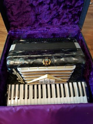 Lo Duca Bros Vintage 120 Bass Accordion With Case Made In Italy