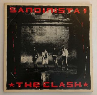 The Clash - Sandinista - 1980 US 1st Press w/ Poster (NM -) Ultrasonic 2