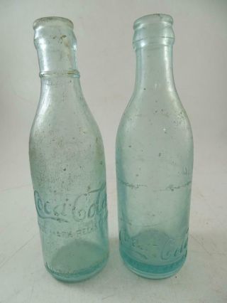 Vintage Augusta Georgia Ga Advertising Glass Bottle Coca Cola Bottling Crown Top