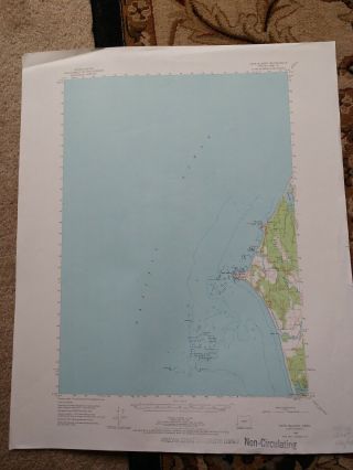22x29 1954 Usgs Topo Map Cape Blanco,  Oregon Orford Reef Newburgh State Park