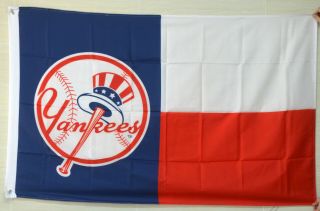 York Yankees Texas Flag 3x5ft Banner Us