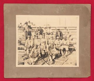 Spectacular 1923 Orleans Crescent Texas Negro League Baseball Team Photo Old