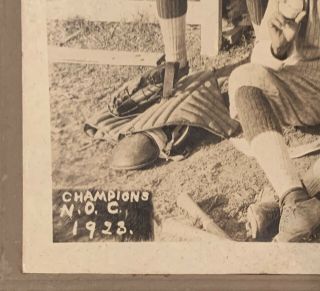 Spectacular 1923 Orleans Crescent Texas Negro League Baseball Team Photo Old 3