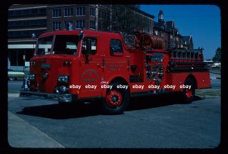 Memphis Tn Engine 1 1970 Pirsch Pumper Fire Apparatus Slide