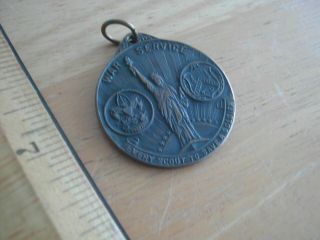 Oct.  1917 World War 1 Service Medal Boy Scouts Treasury Liberty Loan Campaign