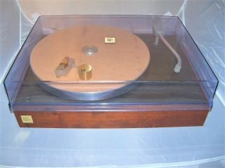 Vintage Acoustic Research Ar Xa Turntable Very Clean/ Blue Dust Cover