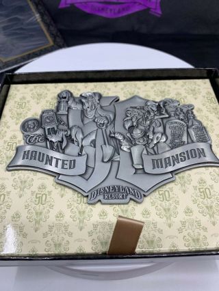 Disney 50th Haunted Mansion Exclusive Jumbo Pin Limited Ed Of 500 Event