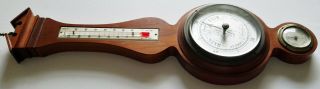 Vintage Airguide Barometer Weather Station Wood Wall Hanging 20,  " Usa Very Good