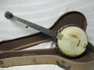 Vintage Henry C Dobson 5 String Banjo Project - Late 1800 