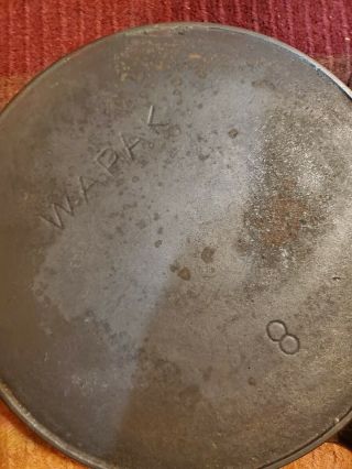 Vintage Wapak Cast Iron 7 And 8 Skillet